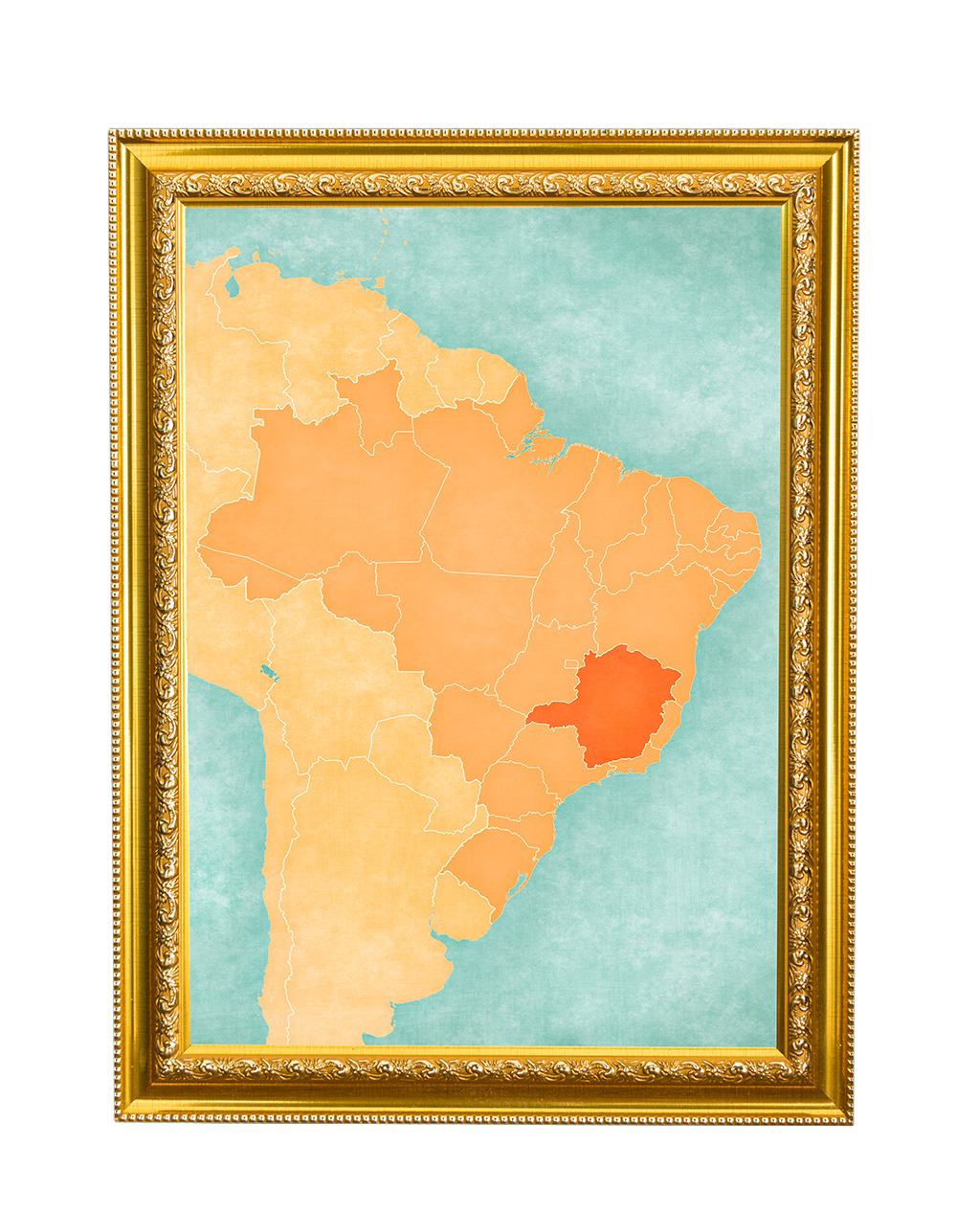 Mapa Brasil Minas Gerais